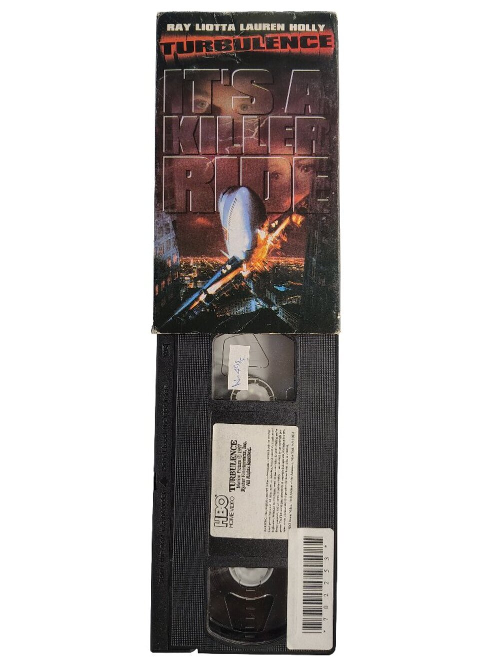 (1997) Turbulence Rated R Action/Thriller VHS Cassette Tape